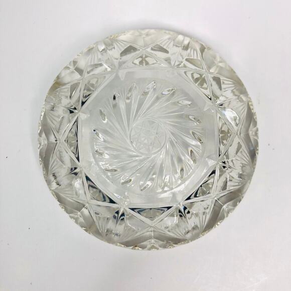 Vintage Heavy Vintage German Lead Crystal Ashtray Excellent Condition - Picture 3 of 6